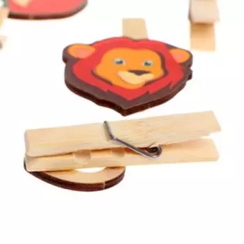 Игра с прищепками «Собери дикое животное №2»