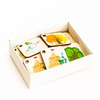 Игра «Вкладыши-мемори. Времена года»