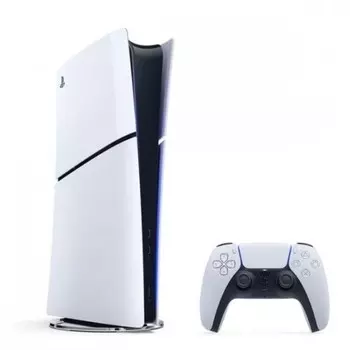 Игровая консоль PlayStation 5 SLIM DIGITAL CFI-2000 B01, 1 ТБ, чёрно-белая