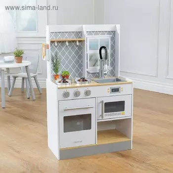 Игровая кухня «Давай играть», цвет серый