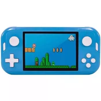 Игровая приставка PGP AIO Union C35b, Mini USB кабель, 64 бит, 4000 игр, синяя