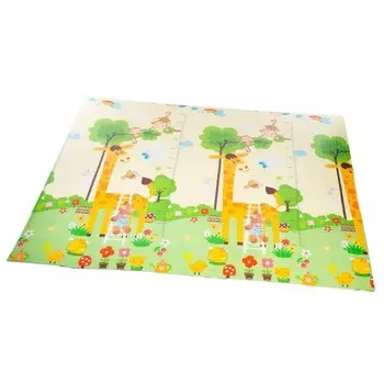 Игровой коврик SOFTPLAY «Саванна», двусторонний, складной