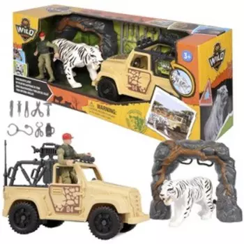 Игровой набор «Белый тигр в джунглях»