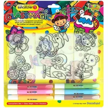 Игровой набор для рисования витражей Glass Magic №1