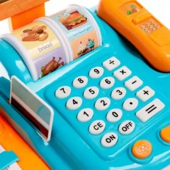 Игровой набор «Касса-калькулятор», со сканером и весами