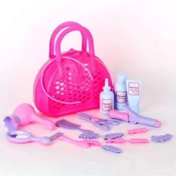 Игровой набор «Парикмахер» №3, 19 предметов, в сумочке