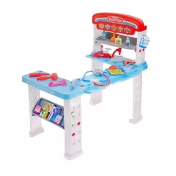 Игровой набор «Столик доктора», 2 варианта сборки, 16 предметов, высота 70 см