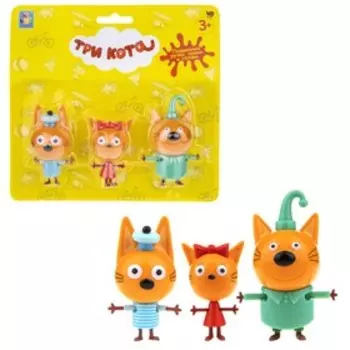 Игровой набор «Три Кота. Коржик, Карамелька, Компот»
