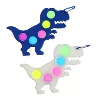 Игрушка-антистресс «Динозавр», симпл-димпл, цвета МИКС