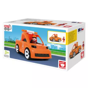 Машинка Efko MultiGo «Автомобиль дорожной службы», с водителем