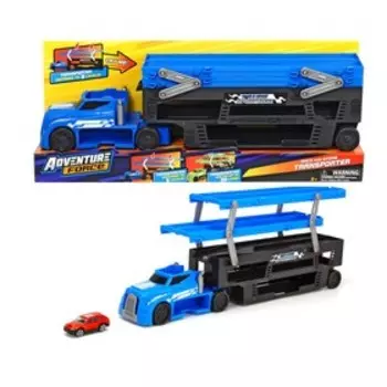 Игрушка «Автовоз», 5 уровней, грузовик и одна машинка, 44,5 см, МИКС