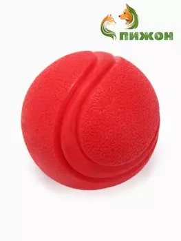 Игрушка цельнолитая «Прыгучий мяч», TPR, 5 см, красная