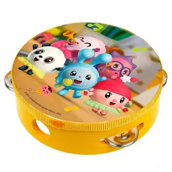 Игрушка деревянная бубен «Малышарики»