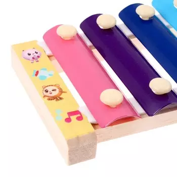 Игрушка деревянная «Металлофон» 9 1,5 18,5 см, Малышарики