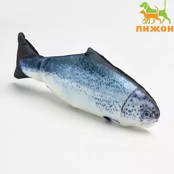 Игрушка для кошек «Форель» с двигающимся хвостом и с USB-зарядкой, 28 см