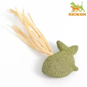 Игрушка для кошек из прессованной кошачьей мяты «Дельфин», 7 см