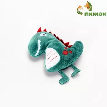 Игрушка для кошек с кошачьей мятой «Дракон», 10 см, зелёная