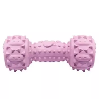 Игрушка для собак из латекса Triol "Гантель Лапка", 9,5 см