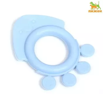 Игрушка для собак "Кальмар", TPE, 8 см, синяя