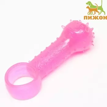 Игрушка-дразнилка «Поймай меня!», прозрачная, PP, 9.5 см, персиковая