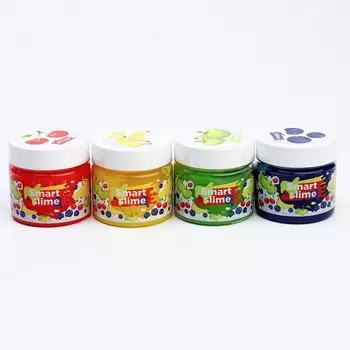 Игрушка Флаффи-слайм «Мялка-жмялка», фруктовая, МИКС