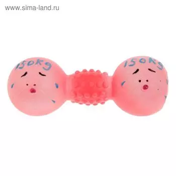 Игрушка "Гантель 150 кг", 15 см, микс