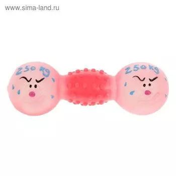 Игрушка "Гантель 250 кг", 19 см, микс