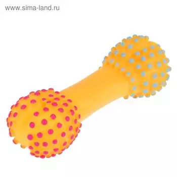 Игрушка "Гантель-косточка" Зооник, 14 см, микс