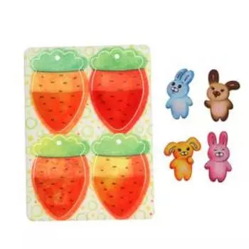 Игрушка из фетра «Морковные зайки»