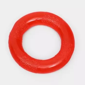 Игрушка «Кольцо» малое, 9 см, каучук, красная