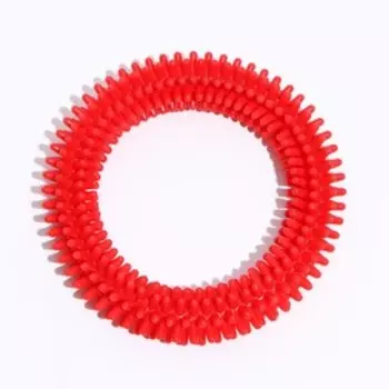 Игрушка "Кольцо с шипами №6", 15,5 см, красная