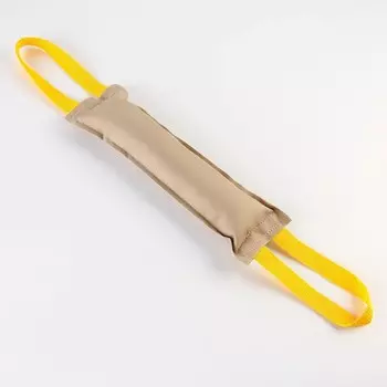 Игрушка-кусалка с 2 ручками, холща, 28 х 8 см