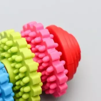 Игрушка литая "Шестеренки" (з вращающихся кольца), TPR, 7,5 см