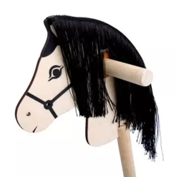 Игрушка «Лошадка на палке» с волосами, длина: 80 см