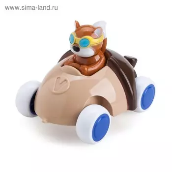 Игрушка «Машинка-жёлудь», с белочкой, 14 см