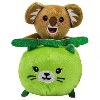 Игрушка мягкая Funky Toys «Коала с зелёным котиком»