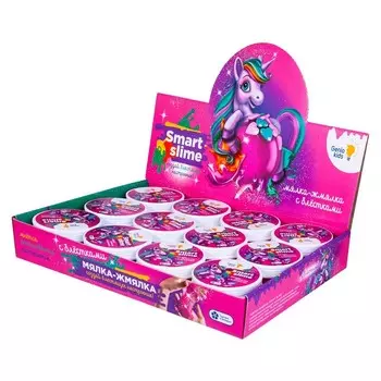 Слайм «Искристая жмялка», с блёстками, МИКС