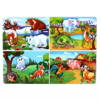 Игрушка на липучках «Кто где живёт?»