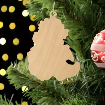 Игрушка на ёлку "Символ года - 4" 8х9 см