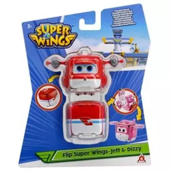 Игрушка перевертыш «Джетт и Диззи», Super Wings