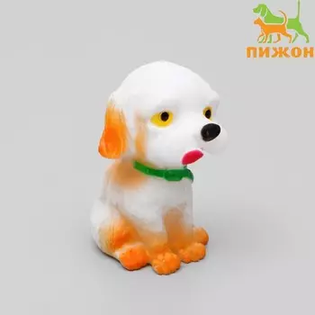 Игрушка пищащая "Пес" для собак, 9 см