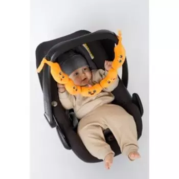 Игрушка подвеска мягкая «Сосисочки», шуршалка, пищалка, погремушка, 57см