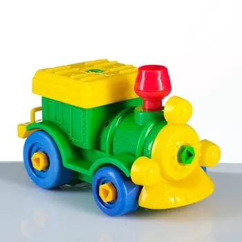 Конструктор винтовой «Поезд», 1699 см, МИКС