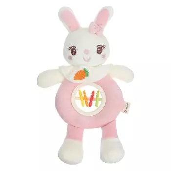 Игрушка-погремушка мягкая Крошка Я «Милая зайка», от 3 мес.