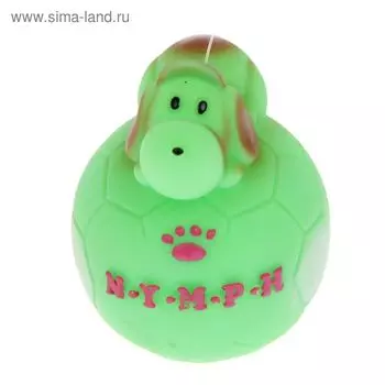 Игрушка "Щенок на мячике", 6 см, микс