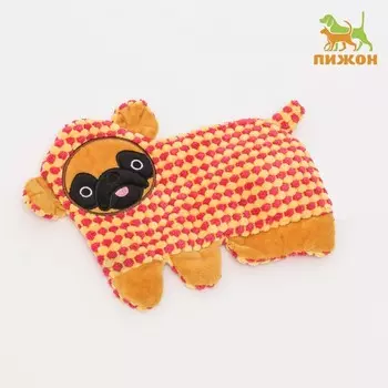 Игрушка текстильная «Плоский мопс», 2720 см