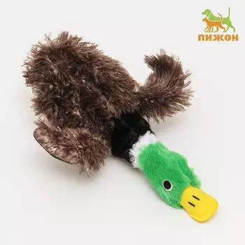 Игрушка текстильная «Селезень», 309 см, зелёная