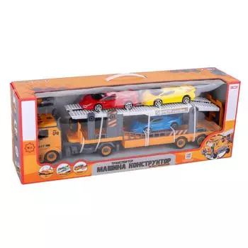 Игрушка «Транспортер», свет, звук, 3 машинки в комплекте, 59.5 см