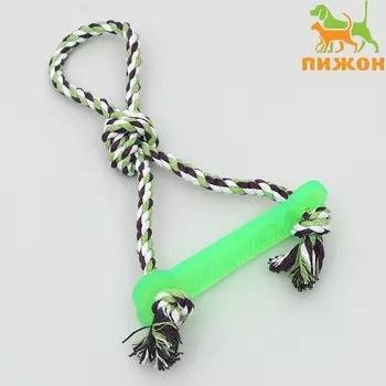 Игрушка тренировочная канатная «Качель», до 120 г, микс цветов