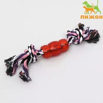 Игрушка тренировочная канатная «Леденец», микс цветов